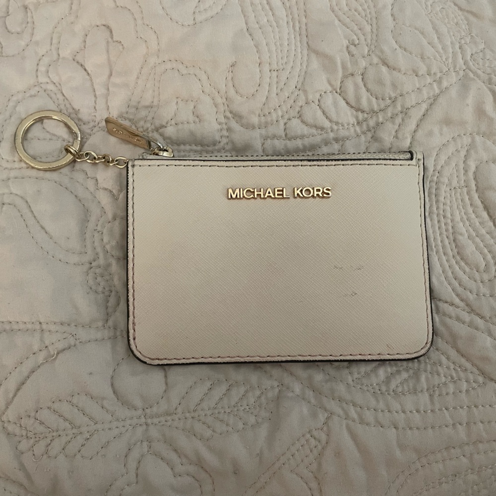 Michael Kors Ivory Card Holder